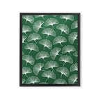 Ginkgo Leafs Pattern_21 Framed Canvas Print Gallery Image 8