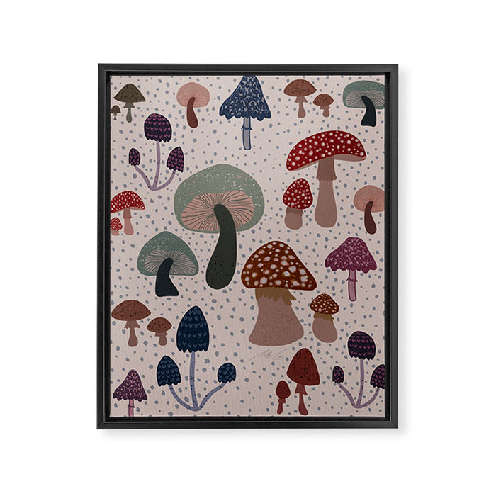 Mushroom collection_04 Framed Canvas Print Gallery Image 1