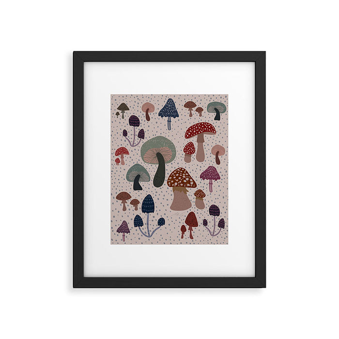 Mushroom collection_04 Framed Art Print Gallery Image 1
