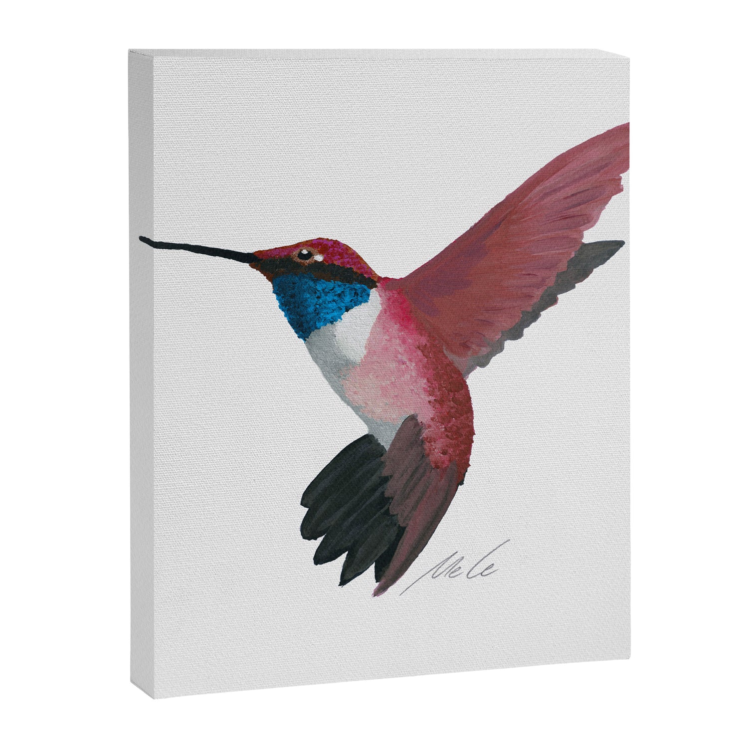 Red Hummingbird  Canvas Print Gallery Image 8