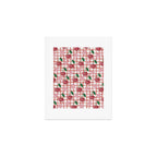 Watercolor Cherry Blossom Picnic Pattern Art Print Gallery Image 1