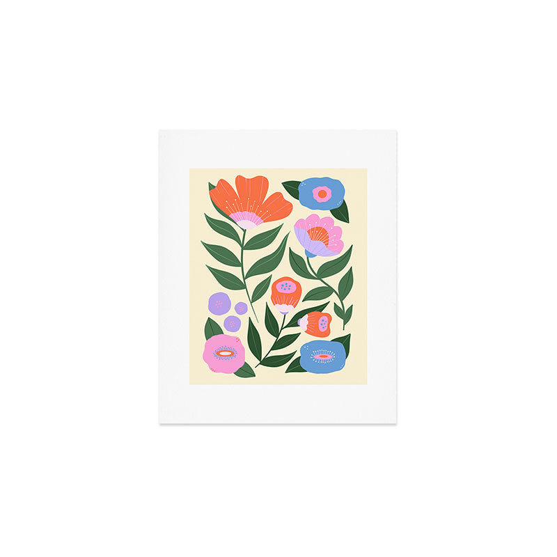 Abstract Flora Art Print Gallery Image 1