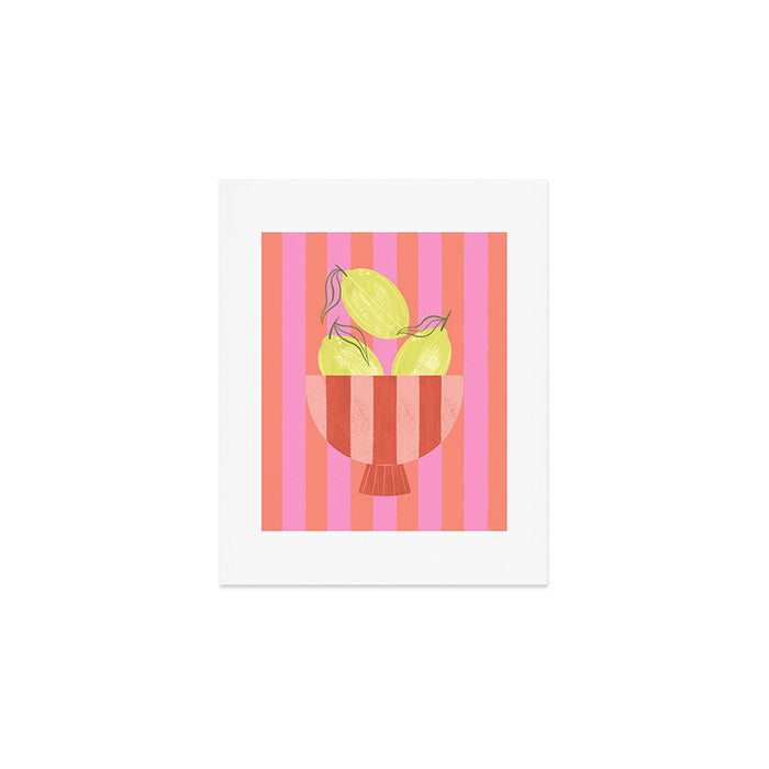 Bowl of Lemons Art Print Gallery Image 1