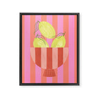 Bowl of Lemons Framed Canvas Print Gallery Image 6
