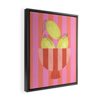 Bowl of Lemons Framed Canvas Print Gallery Image 2