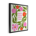 Grow Your Own Way Framed Canvas Print Gallery Image 2