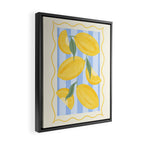 Italian Lemons Framed Canvas Print Gallery Image 2