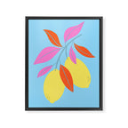 Lemon Branch Framed Canvas Print Gallery Image 6