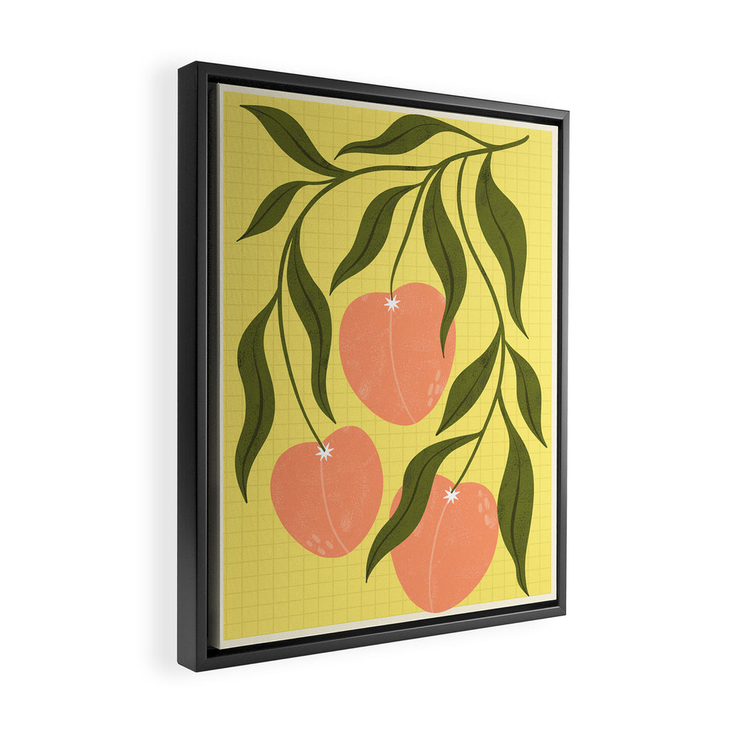Les Pêches Framed Canvas Print Gallery Image 2