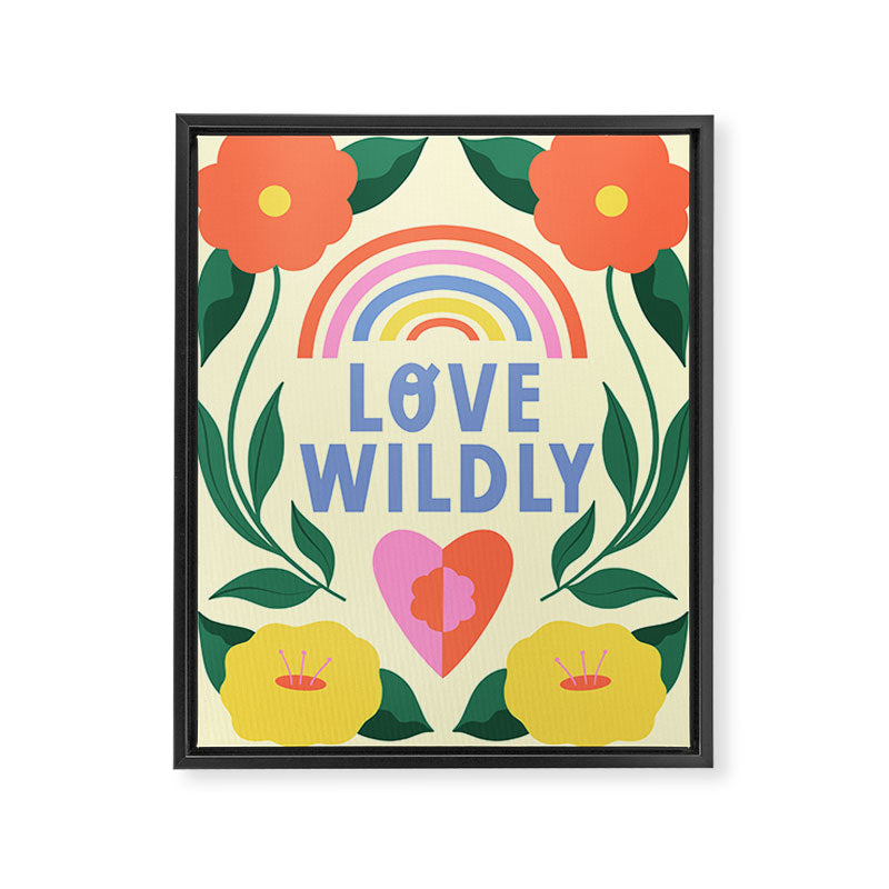 Love Wildly Framed Canvas Print Gallery Image 6