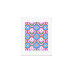 Retro Flowers Art Print Gallery Image 1