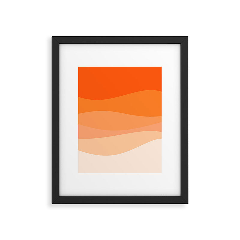 Creamsicle Dream - Abstract Framed Art Print Gallery Image 6