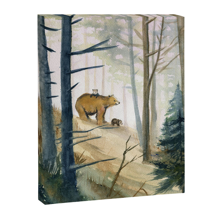 Bear Family 2 Canvas Print Gallery Image 1