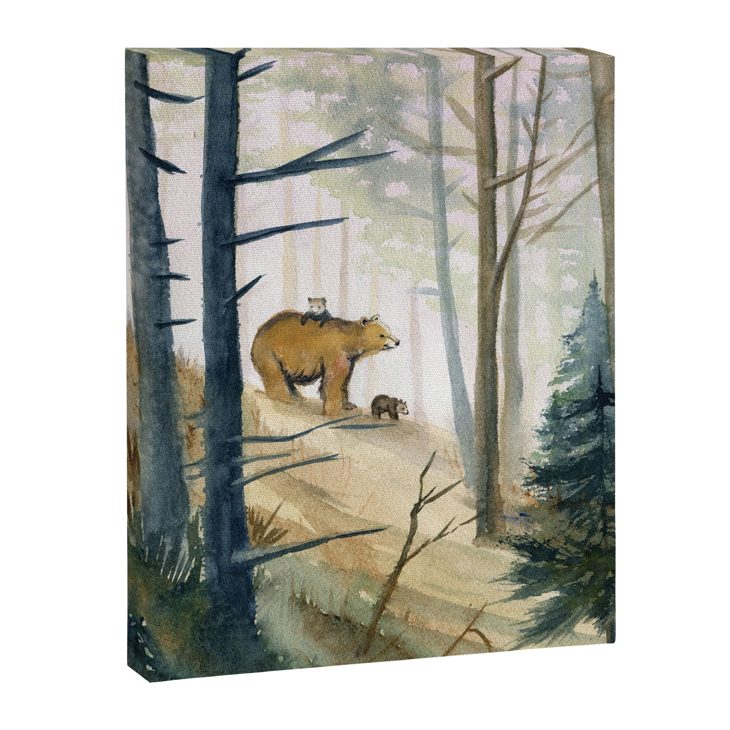 Bear Family 2 Canvas Print Gallery Image 8