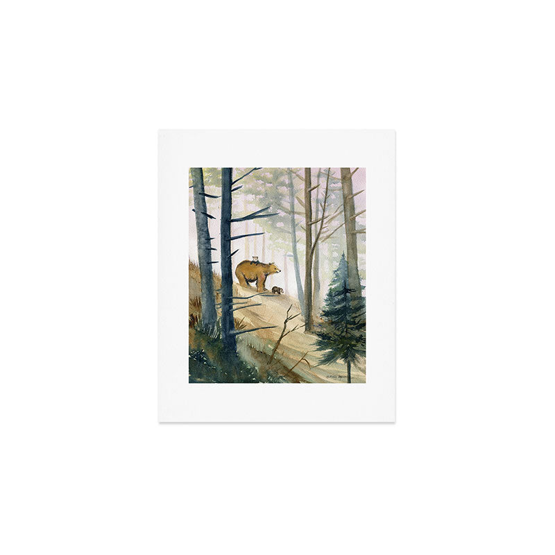 Bear Family 2 Art Print Gallery Image 1