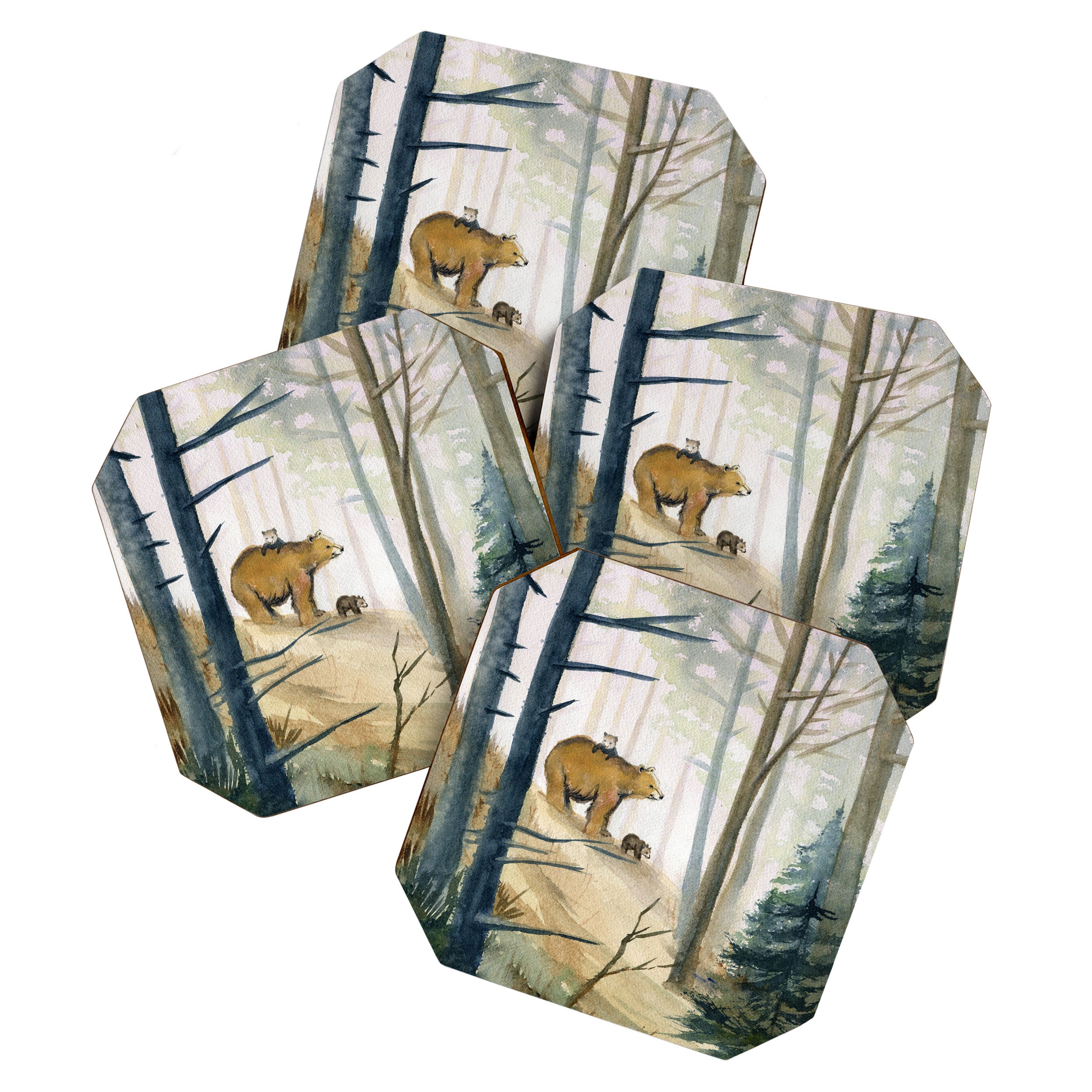 Bear Family 2 Coaster Gallery Image 1