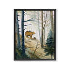 Bear Family 2 Framed Canvas Print Gallery Image 8