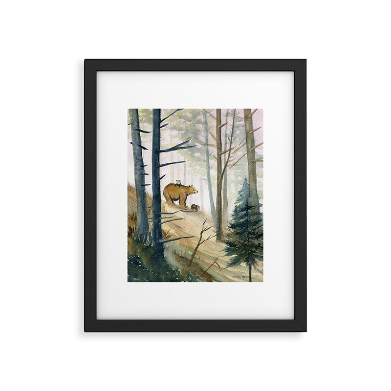 Bear Family 2 Framed Art Print Gallery Image 4