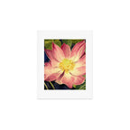 Big Lotus Watercolor Art Print Gallery Image 1