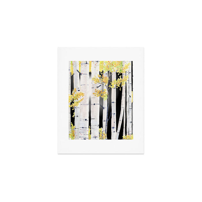 Birch Tree Art Print Gallery Image 1