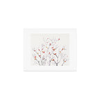 Birch Trees and Cardinal 2  Art Print Gallery Image 1