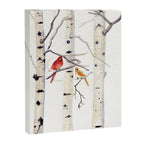 Birch Trees and Cardinal Canvas Print Gallery Image 8