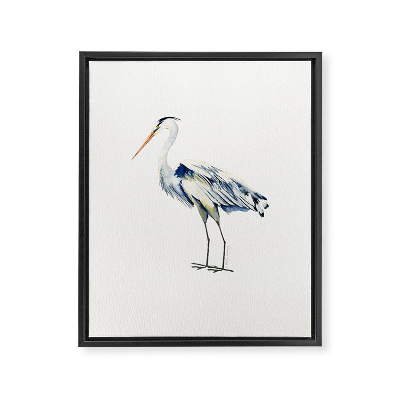 Blue Heron  Framed Canvas Print Gallery Image 6
