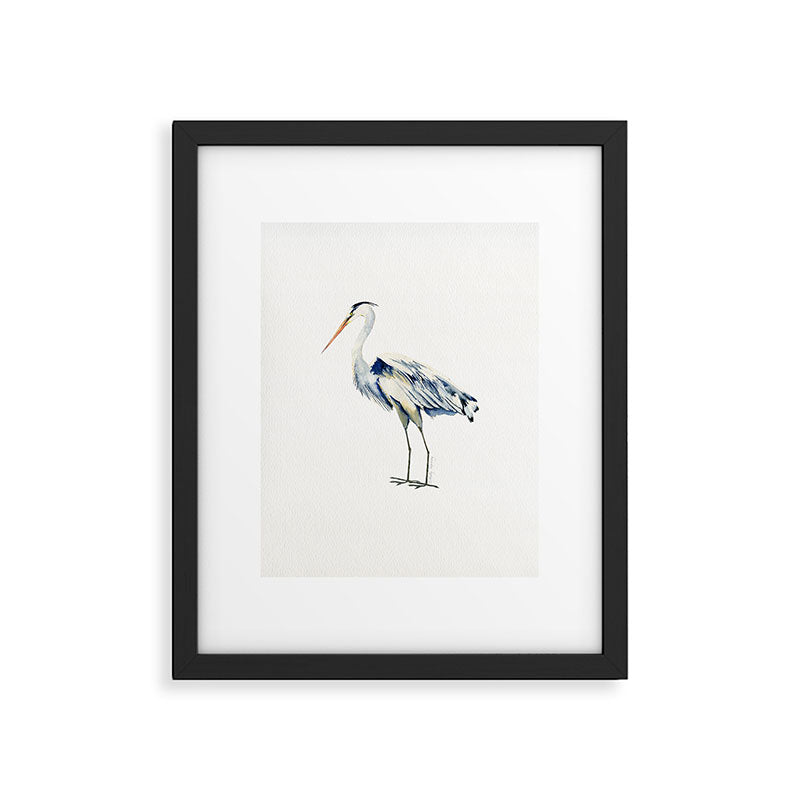 Blue Heron  Framed Art Print Gallery Image 5