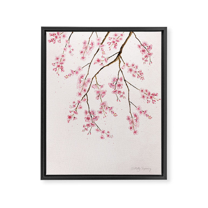 Can You Feel Spring? - Cherry Blossom  Framed Canvas Print Gallery Image 1