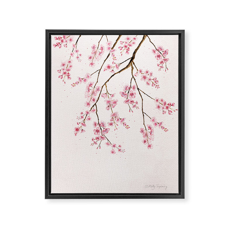 Can You Feel Spring? - Cherry Blossom  Framed Canvas Print Gallery Image 6