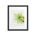 Cat and Fern Framed Art Print Gallery Image 6
