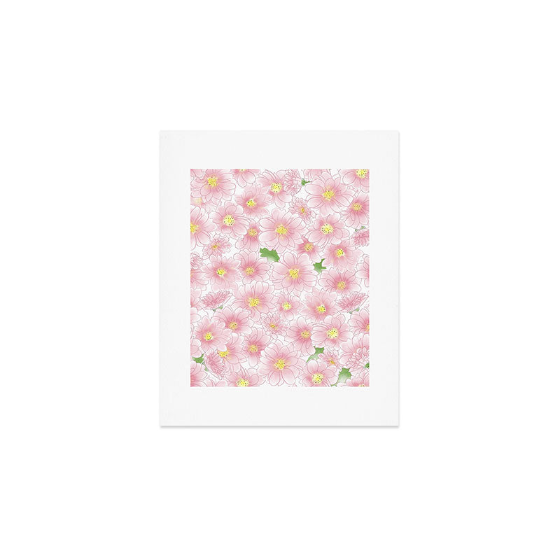 Chrysanthemum Watercolor  Art Print Gallery Image 1