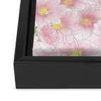 Chrysanthemum Watercolor  Framed Canvas Print Gallery Image 3