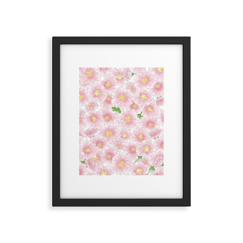 Chrysanthemum Watercolor  Framed Art Print Gallery Image 6