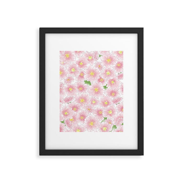 Chrysanthemum Watercolor  Framed Art Print Gallery Image 1