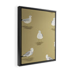 Coastal Seagulls  Framed Canvas Print Gallery Image 2