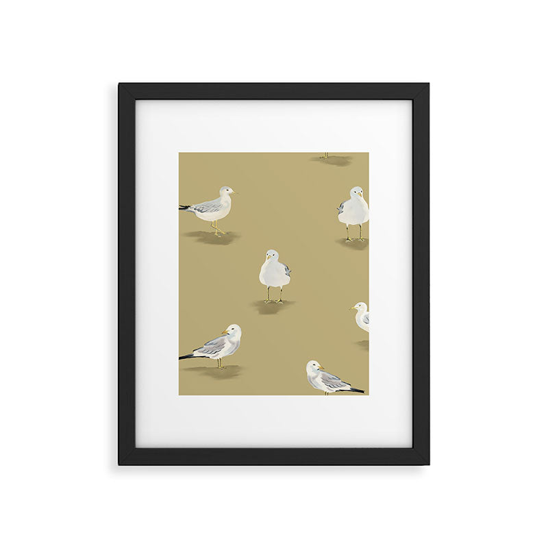Coastal Seagulls  Framed Art Print Gallery Image 6