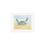 Colorful Blue Crab 2 Art Print Gallery Image 1