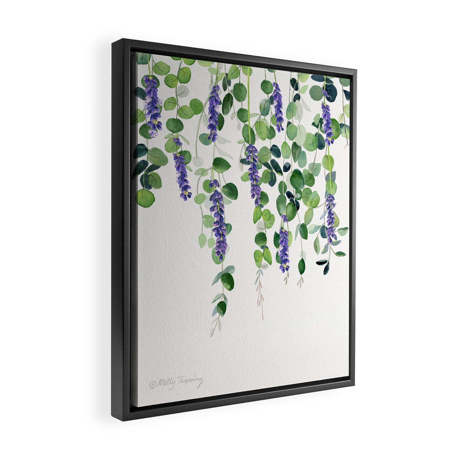 Eucalyptus and Lavender  Framed Canvas Print Gallery Image 2
