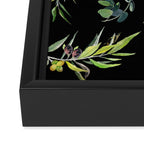 Eucalyptus and Olive Pattern  Framed Canvas Print Gallery Image 3