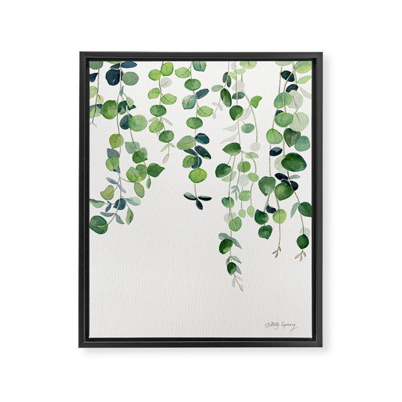 Eucalyptus Watercolor 2  Framed Canvas Print Gallery Image 8