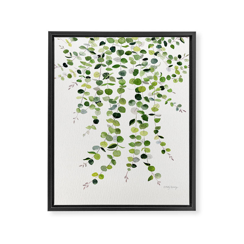 Eucalyptus Watercolor 8 Framed Canvas Print Gallery Image 6