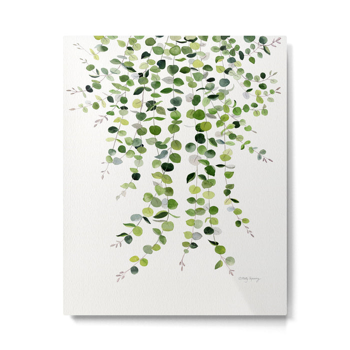 Eucalyptus Watercolor 8 Metal Print Gallery Image 1