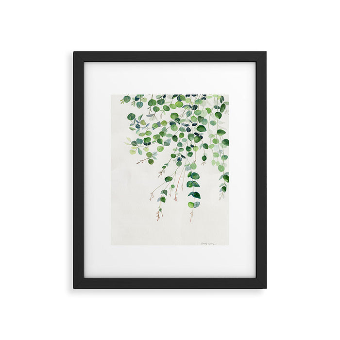 Eucalyptus Watercolor Framed Art Print Gallery Image 1