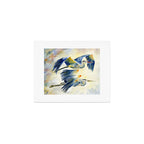 Flying Together - Great Blue Heron Art Print Gallery Image 1