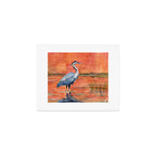 Great Blue Heron in Marsh Art Print Gallery Image 1