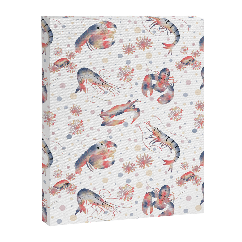 Happy Crustacean Pattern Canvas Print Gallery Image 8
