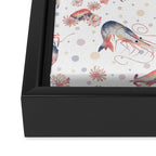Happy Crustacean Pattern Framed Canvas Print Gallery Image 3