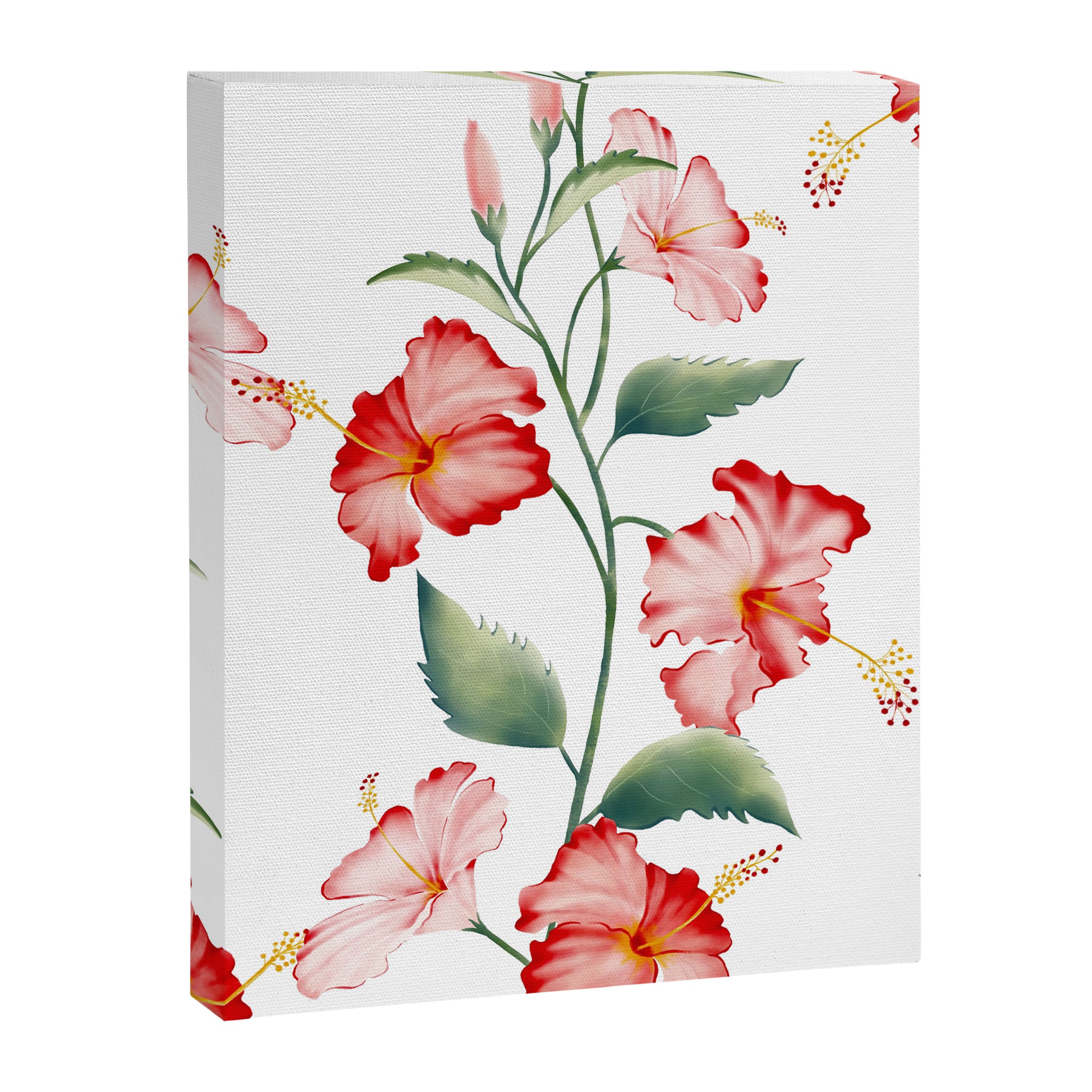 Hibiscus in White Canvas Print Gallery Image 8