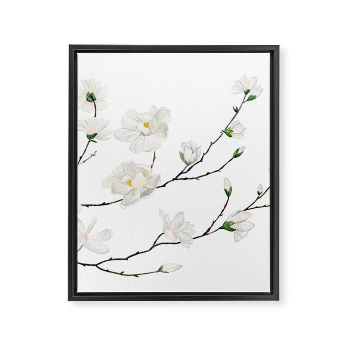 Magnolias  Framed Canvas Print Gallery Image 1